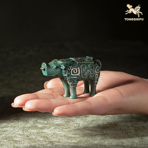 铜师傅 陕西历史博物馆系列《牛尊铜摆件》青铜摆件 商品图5