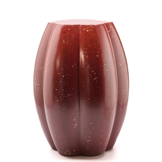 大漆坐玉秀墩 栗赭 商品图0