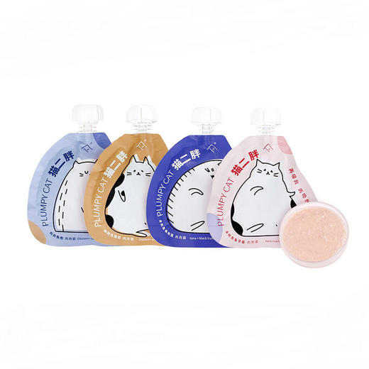 尾巴生活猫二胖吸吸酱猫咪零食营养补水肉泥酱猫条湿粮包 商品图4