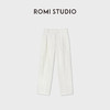 ROMI STUDIO“轻盈自在”羊绒棉碳磨斜纹直身西装裤RWCWXG7236 商品缩略图3