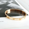 【95新】Cartier卡地亚LOVE系列B603551718K黄金宽版无钻LOVE三代手镯17号中性款120326TJ18 商品缩略图2