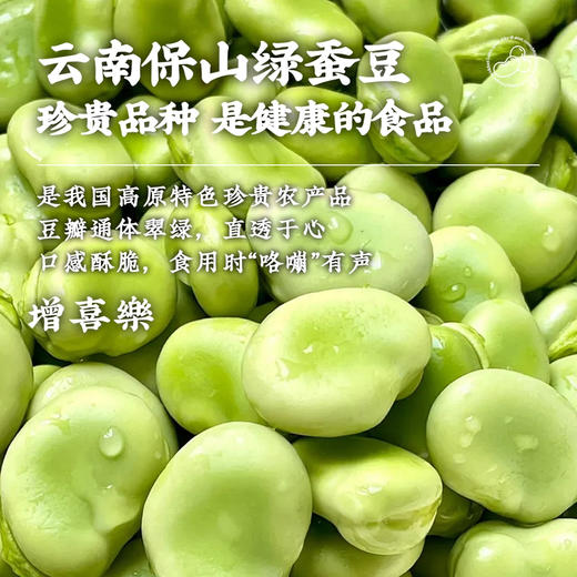 【增喜樂】翡翠绿心蚕豆瓣（酥香味）VF真空低温脆化，饱满果仁，鲜香酥脆，独立小包一撕即开，500克/袋 商品图1