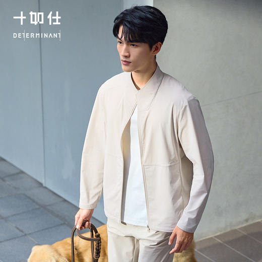 【门店同款】十如仕春夏新品轻量高弹针织立领防晒轻薄外套OW10 商品图0