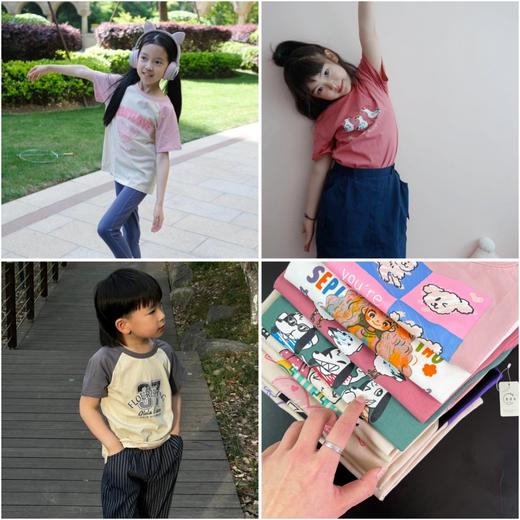 含泪甩，骨折清仓❗39.9/3件💰儿童精梳棉短袖❗婴幼儿A类❗品质巨好！ 🎉23个款式下单花色任选！店 商品图2