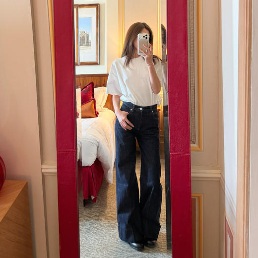 ROMI STUDIO”极简主义“舒适柔和磨毛棉感宽松打底短袖 RWCSSG7270 商品图2