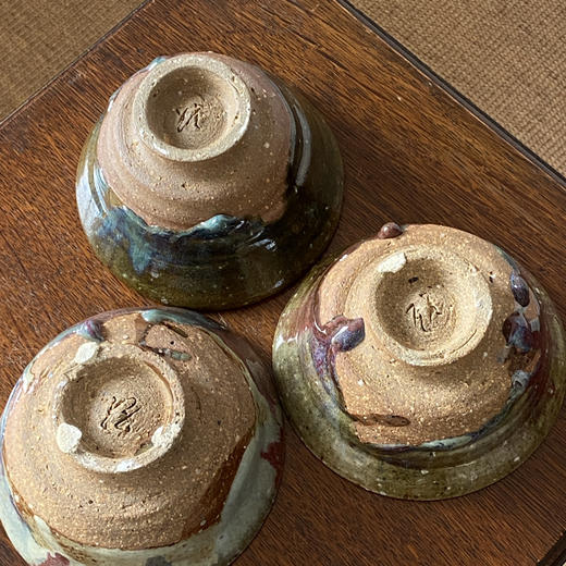 【苏州】日本中古粗陶器皿 带签章 X1523 商品图4