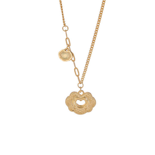 【如意人生】S925纯银镀金如意套链【CW-XL00522】 商品图4