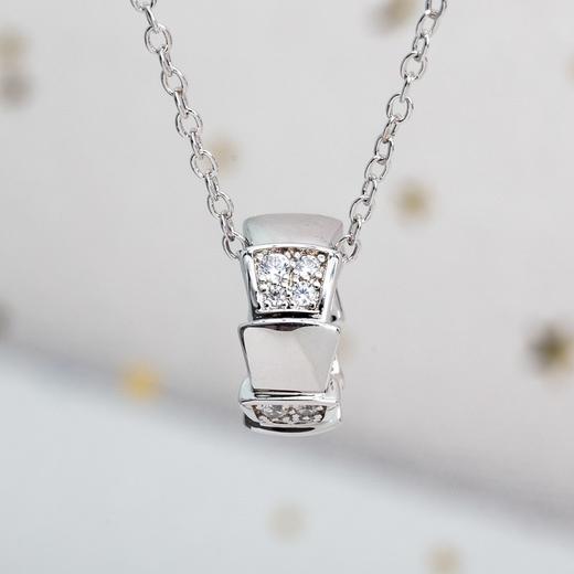 宝格丽 BV镶钻蛇骨项链（XTY） 商品图2