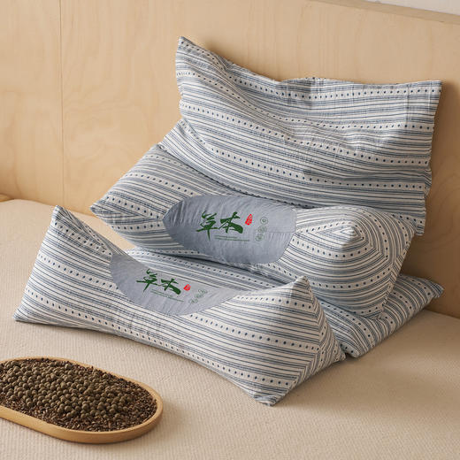 【品牌直发】加倍生活  彩条牵引组合枕荞麦枕香丸枕  4色可选 枕头枕芯yc0414012 商品图4
