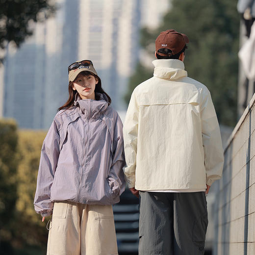 【猫人同厂】山系梭织防晒衣 UPF50+认证防晒 凉感黑科技 男女同款oversize版型 MR-YF2502 商品图13