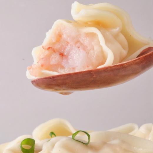 【乔家栅】手作虾仁大馄饨256g/袋*4袋，加赠：猪油渣青菜大馄饨256g/袋*1袋（每袋含馄饨10个，汤料包6g*1包） 商品图1