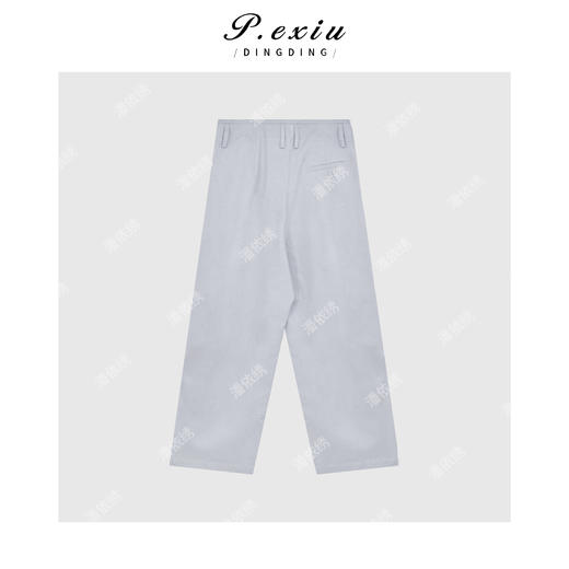 03-4潘依绣丁丁宠粉韩系慵懒压褶长裤Q49970 商品图1