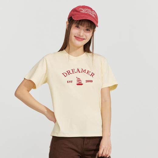 笛莎Deesha 2026年夏季新款青少年索罗娜大图案工艺T恤 商品图2