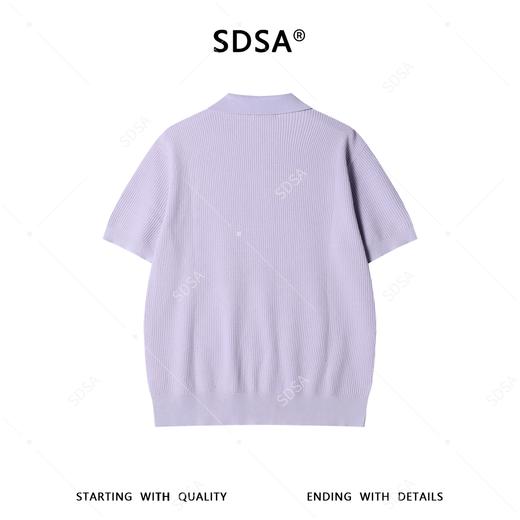 MY610SDSA男装2026新款高贵轻奢时尚简约纯色针织polo领短袖T恤百搭 商品图5