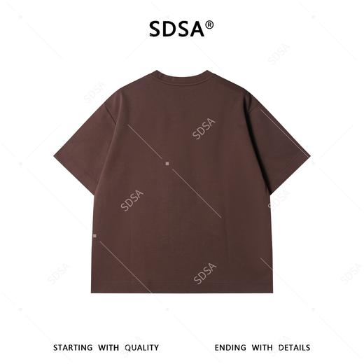 9026SDSA男装2026新款高贵轻奢渐变晕染撞色短袖T恤抽象印花高街上衣 商品图5