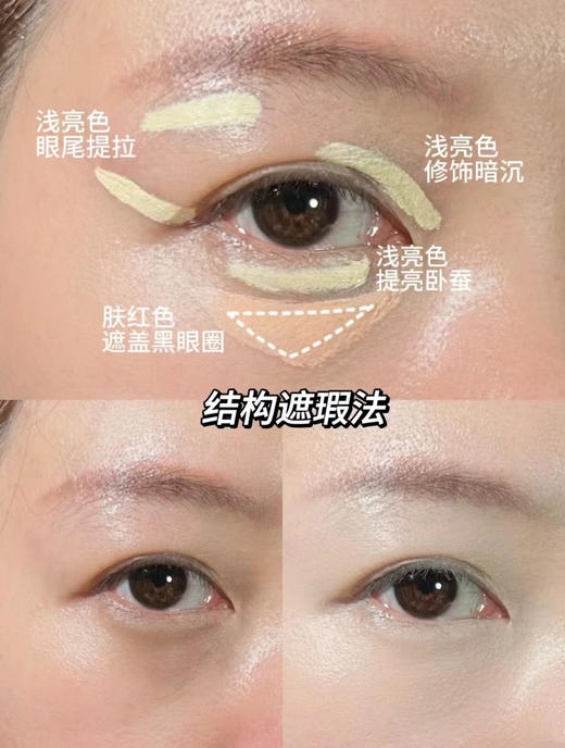 原价330 终结黑眼圈泪沟！1:1送刷子！新款毛戈平无瑕双色遮瑕膏811#自然遮眼袋法令纹 商品图2