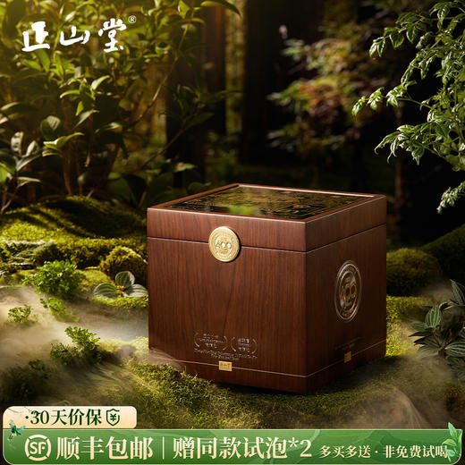 正山堂 正山小种礼盒装 特级红茶茶叶正宗传统烟熏工艺送礼500g 商品图0