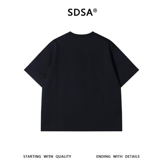 9026SDSA男装2026新款高贵轻奢渐变晕染撞色短袖T恤抽象印花高街上衣 商品图4