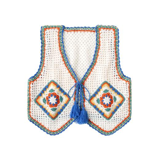 苏苏姐家珈岚马甲手工diy编织钩针驼颜毛线团自制衣服材料包预 商品图4