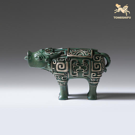 铜师傅 陕西历史博物馆系列《牛尊铜摆件》青铜摆件 商品图2