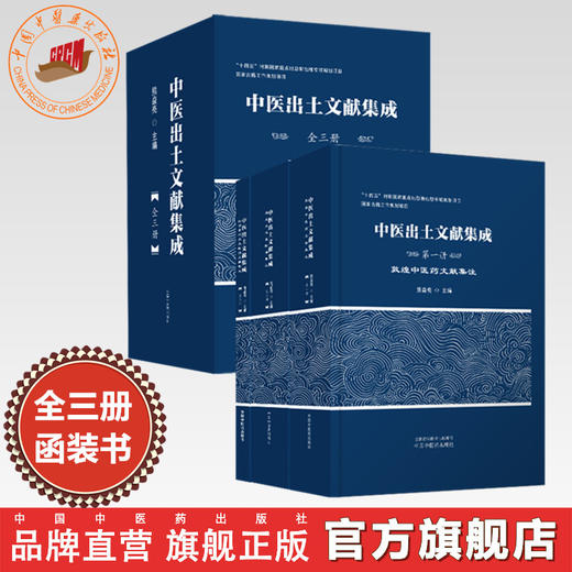 【全三册】中医出土文献集成全集 熊益亮 主编 敦煌中医药文献集注 马王堆汉墓医书集注 战国秦汉出土医药文献集成 中医药出版社 商品图0