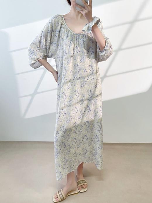 【89/任选两件】下单送同花色发圈！！mingsi seal棉绸裙2026新款设计花色全绵绸面料，再生纤维素垂感好，速干透气舒适慵懒居家/旅行/日常绵绸裙 商品图2