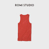 ROMI STUDIO"简约复古"经典坑条纹轻薄无袖圆领背心 RWDSS61954 商品缩略图1