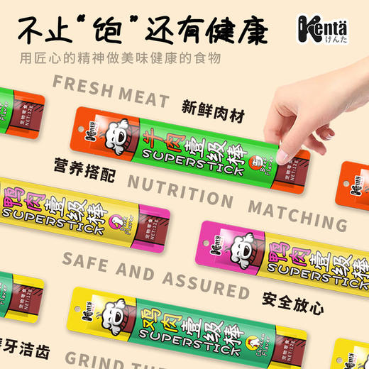 丹特医生洁齿骨磨牙棒犬太零食肉干鱼油餐盒罐头奶糕罐犬猫用磨牙 商品图4