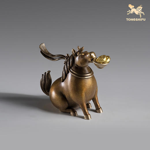 铜师傅《立马发财铜摆件》《马上有钱铜摆件》陕西历史博物馆系列 商品图4