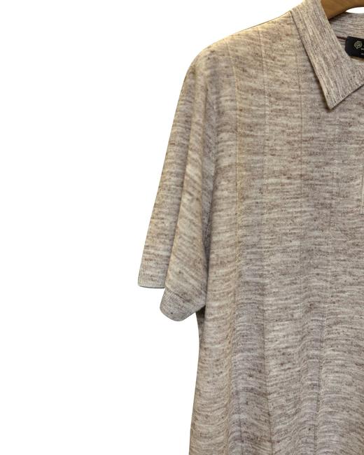 男款针织半拉链短袖Polo衫zh015 商品图2