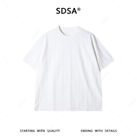 25SS002SDSA男装2026新款高贵轻奢美式撞色提花圆领短袖T恤百搭宽松上衣 商品图1