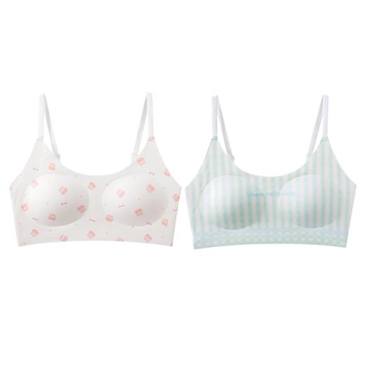 【MUBENMI少女内衣❤2阶甜心派无痕背心#646】发育期：适合9-15岁，这个阶段既要满足有足够的发育空间，又要软软支撑力😌还要避免露痕尴尬，这款无痕无钢圈内衣刚好都做到了 商品图10