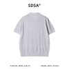 SDSA男装2026新款高贵轻奢简约纯色肌理海鸥领短袖T恤百搭休闲 商品缩略图4