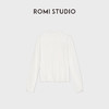 ROMI STUDIO“简约老钱”强捻长绒棉纱挺括翻领开襟上衣RWCSSG7535 商品缩略图1