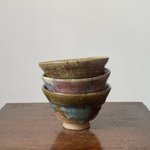 【苏州】日本中古粗陶器皿 带签章 X1523 商品图0