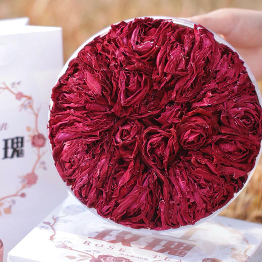 【赠送精油皂➕玫瑰酱】云南雲巅源府冻干墨红玫瑰 60g/盒礼盒装 商品图7