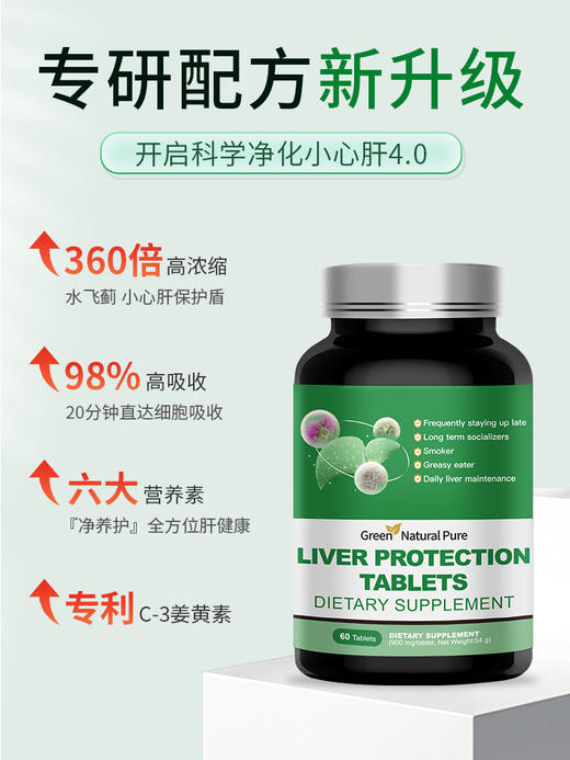 GreenNaturalPure水飞蓟片60片 商品图3