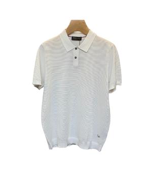 男款刺绣短袖针织Polo衫ba015