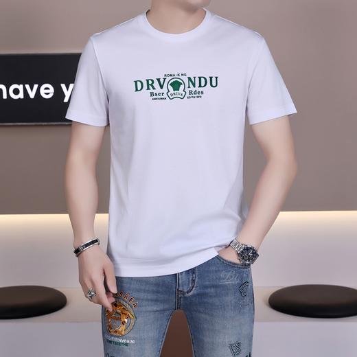 莱赛尔棉爽滑亲肤夏季短袖T恤高级简约休闲男士半袖上衣   KLNA-C671 商品图2