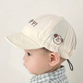速干薄款婴幼儿童防晒鸭舌帽子春夏季棒球帽男孩女宝宝遮太阳软檐