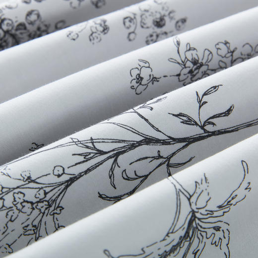 NITORI宜得利家居  四季通用纯棉被套全棉被单宿舍床品家用被套 花音WH 商品图6