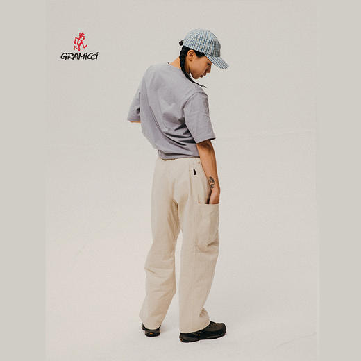 【26新款】GRAMICCI小野人女款宽松微锥九分休闲长裤G2SW-P090 商品图1