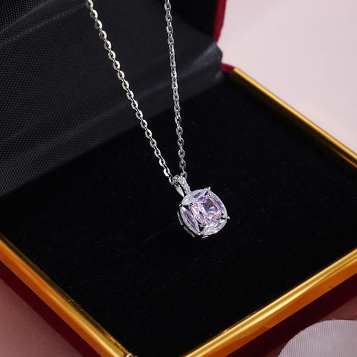 子佩集【粉红心绪】S925银套链【YL-7928103】锆石项链2509 商品图5