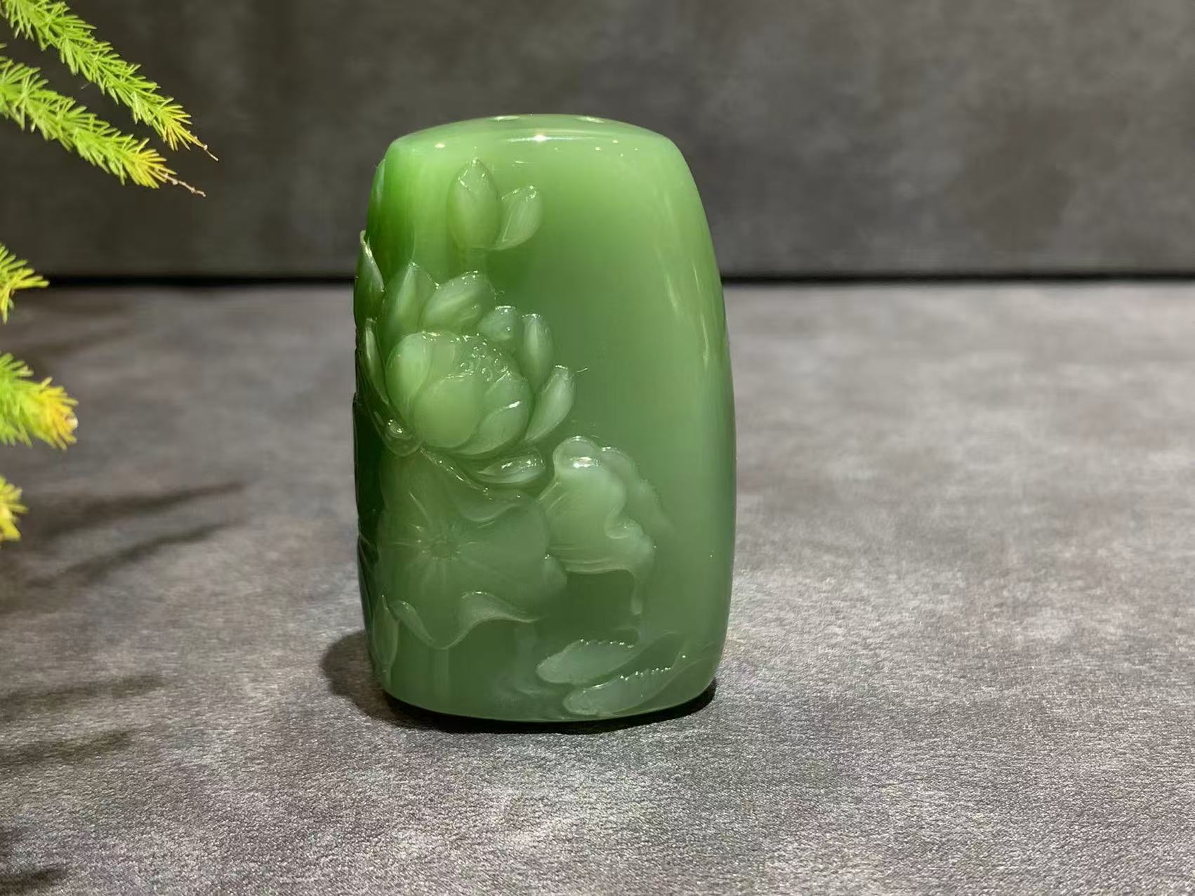 【御珠宫坊·传承系列】碧玉猫眼花牌