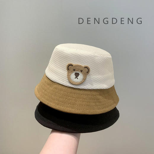 婴幼儿帽子夏季薄款宝宝渔夫帽男女童儿童遮阳帽男童防晒网眼盆帽 商品图3