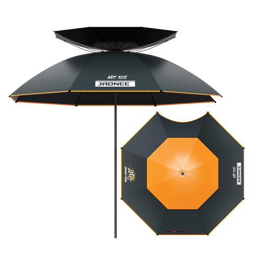 【2026年新品】佳钓尼9档机械臂钓鱼伞 碳素下杆 商品图5