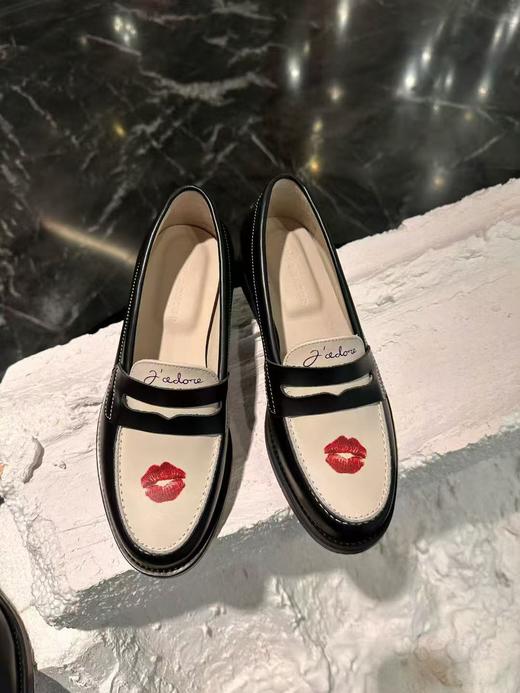 女款唇印乐福鞋he 商品图0