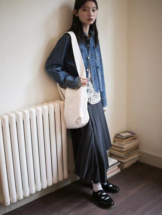 步履不停/6A20027C/水洗牛仔翻领外套 商品图0