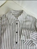 原单极筒条纹衬衫 商品缩略图9