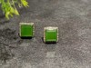 【御珠宫坊】金镶碧玉耳钉 商品缩略图2